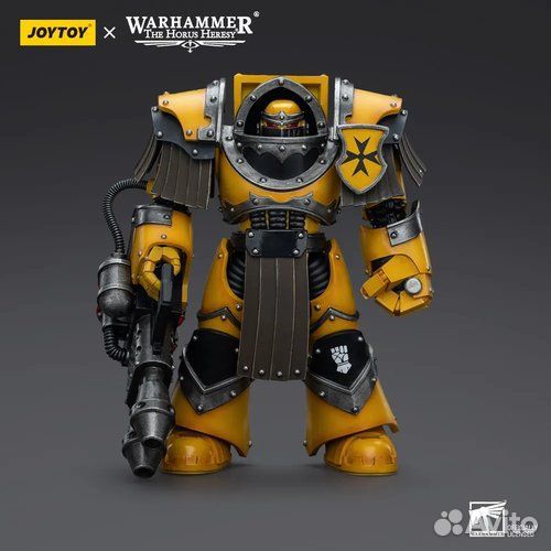 Подвижная фигурка joytoy Warhammer 40000 Imperial Fists Legion Cataphractii Terminator Squad Legion