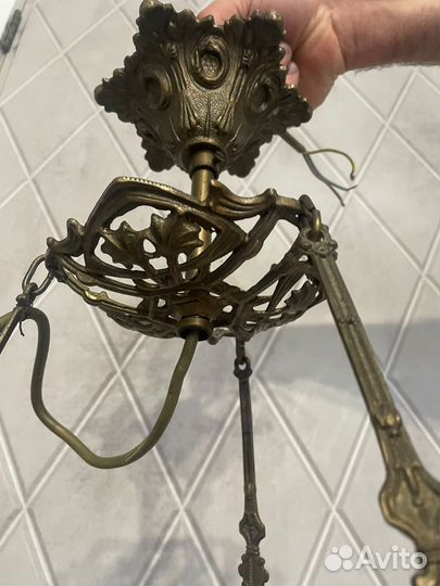 Люстра бронза Европа