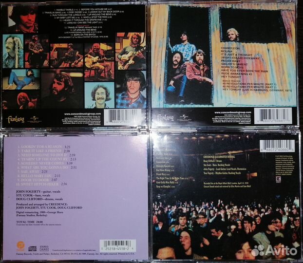 Creedence Clearwater Revival, CD, Сд диски