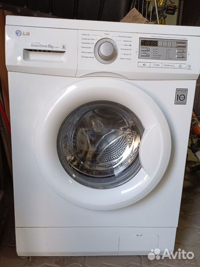 Стиральная машина бу lg 6 кг