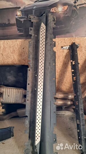 Алюминевые пороги бмв х6е71