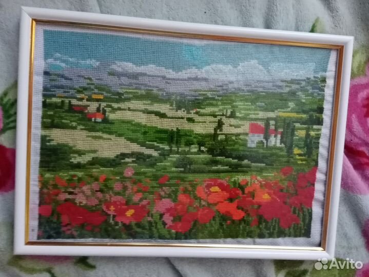 Картина вышитая крестиком