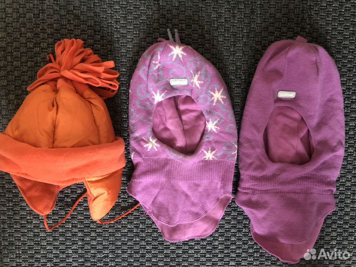 Шапка reima зимняя на девочку 52,54