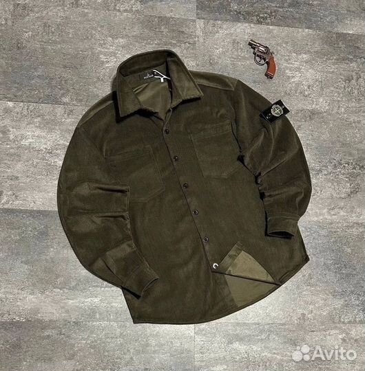 Рубашка хлопковая stone island