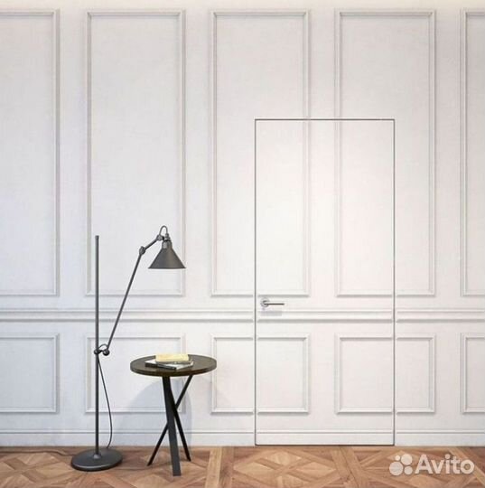 Скрытые двери под отделку