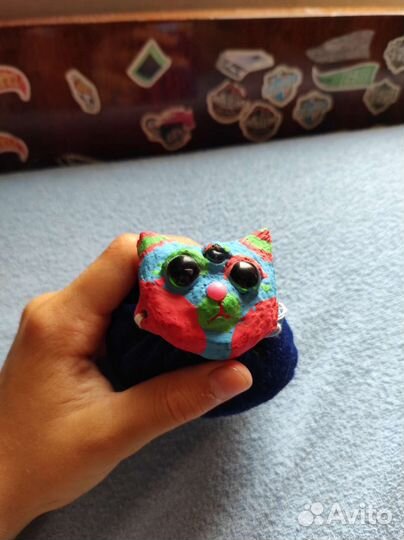 Котята в смешанной технике, на заказ