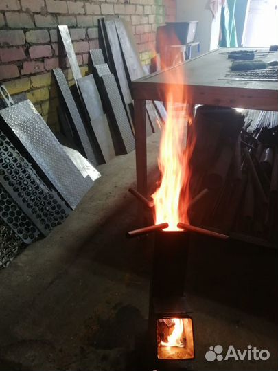 Печь походная новая