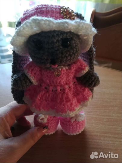 Вязаный зайка