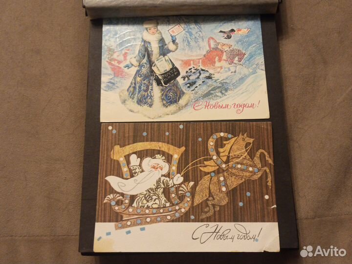 Открытки СССР с новым годом