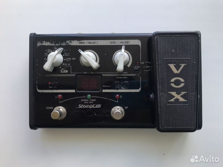 Гитарный процессор Vox Stomplab G2 + питание Nux