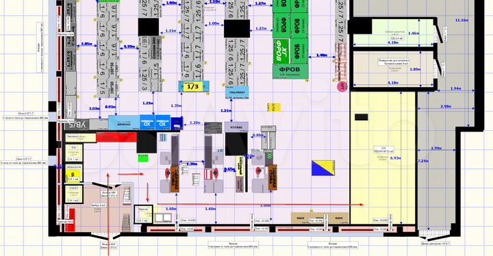 Свободного назначения, 23 м²
