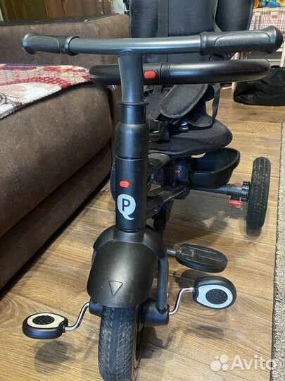 Детский велосипед с ручкой складной