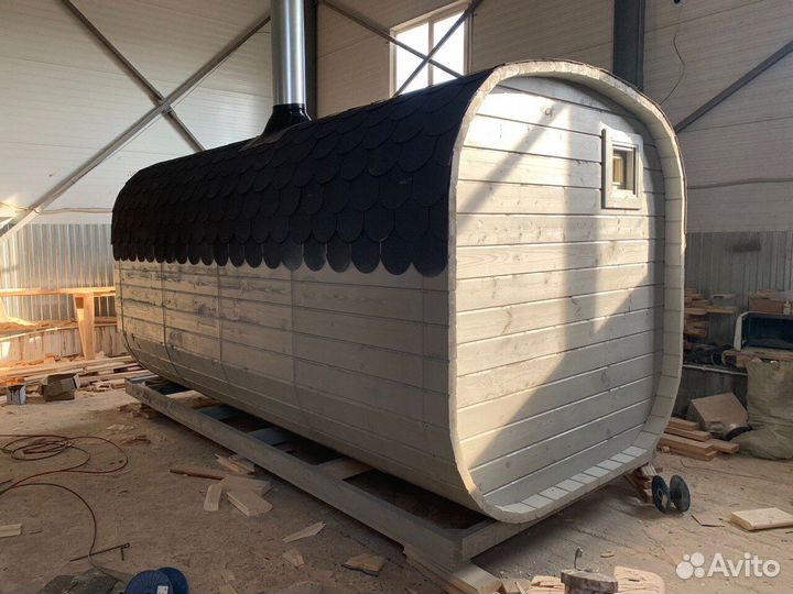 Баня-бочка с доставкой