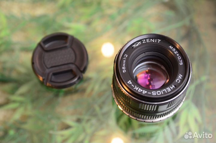 Объектив MC helios-44K-4 с переходником Кэнон