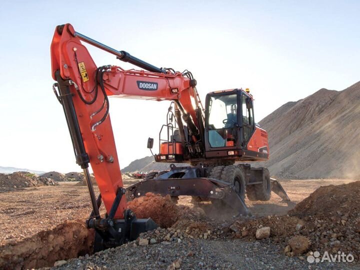 Аренда экскаватора колёсного