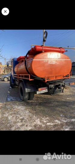 Доставка питьевой водовозом