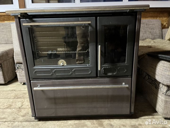 Чугунная печь камин