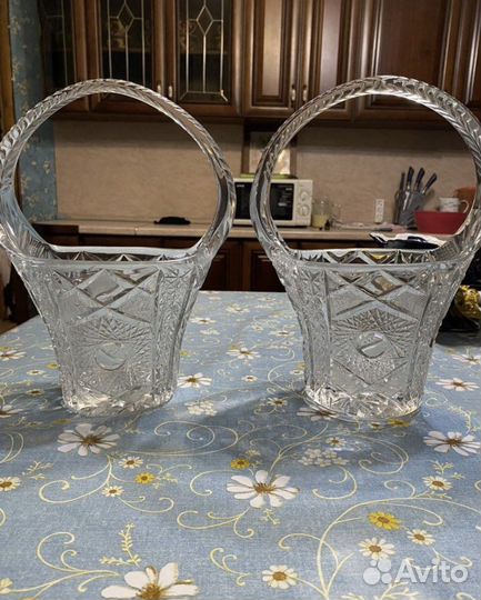 Хрустальные вазы сср новые