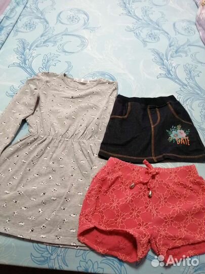 Вещи пакетом на девочку 116-122