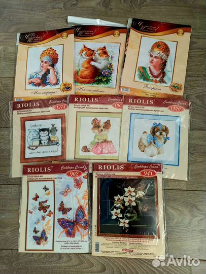 Наборы для вышивки крестиком и бисером