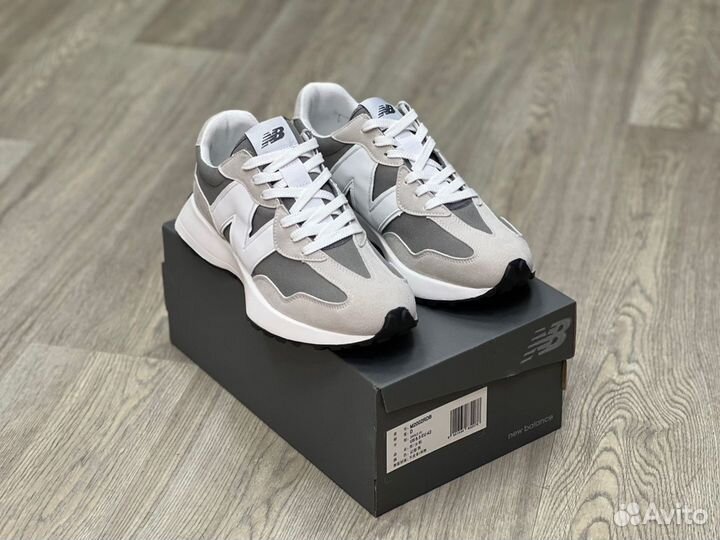 Кроссовки New Balance 327 Grey White (36-45)