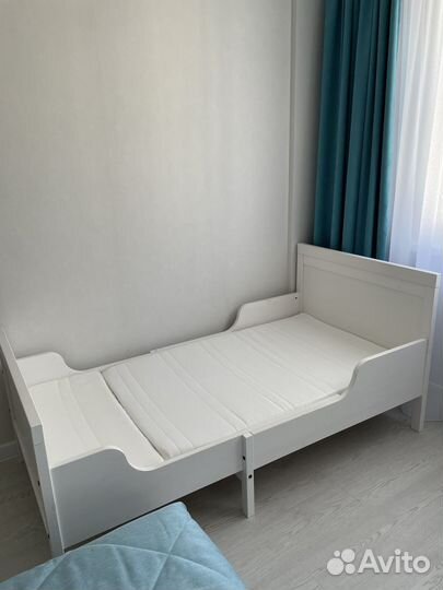 Детская кровать IKEA с матрасом