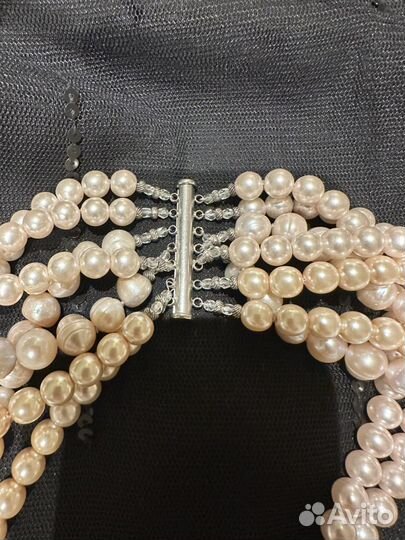 Колье жемчужное, дизайнерское