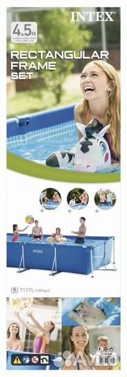 Каркасный бассейн Intex 28273 450х220х84 см
