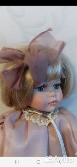 Кукла фарфоровая коллекционная