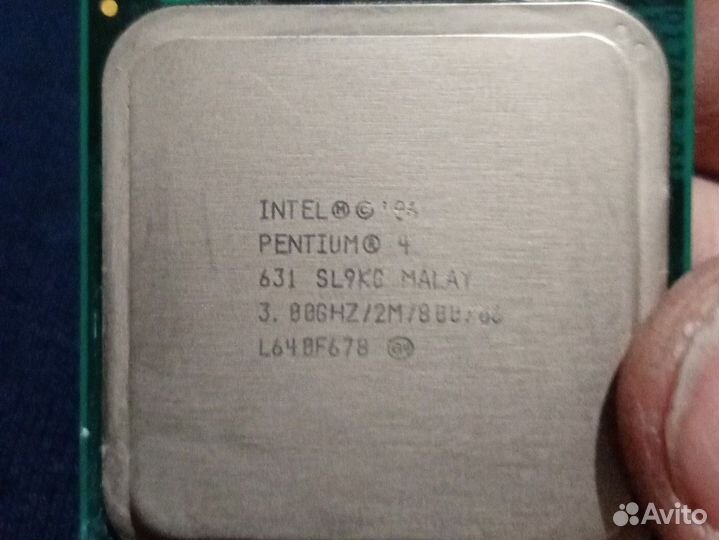 Процессор intel Pentium 4