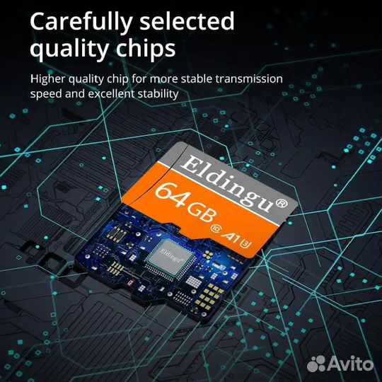 Карта памяти micro SD 64 gb