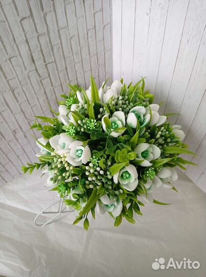 Букет цветов из мыла