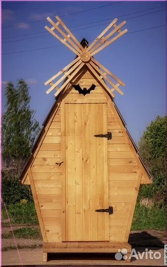 Дачный туалет деревянный JKT228