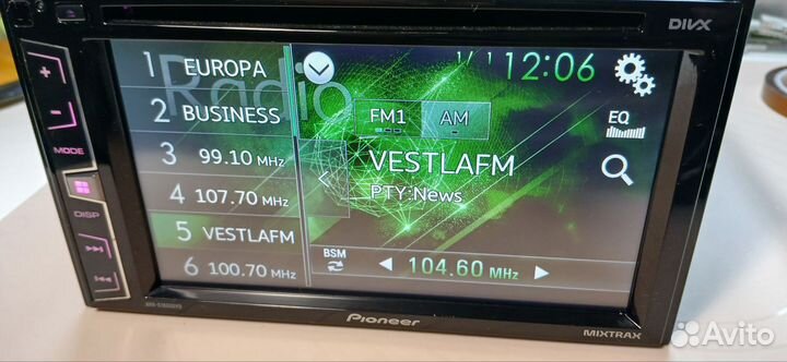 Автомагнитола Pioneer avh 1800bt