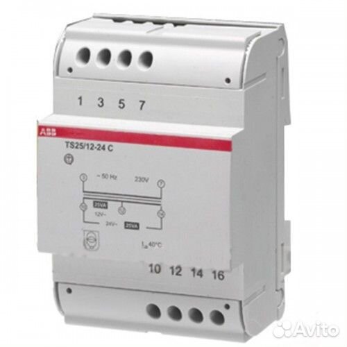 Трансформатор разделительный TS25/12-24C ABB