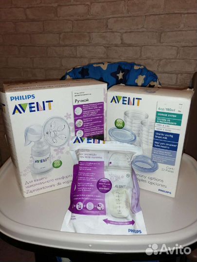 Молокоотсос avent ручной