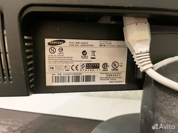 Монитор samsung на запчасти