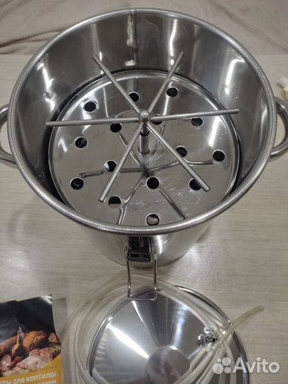 Коптильня горячего копчения из нержавейки