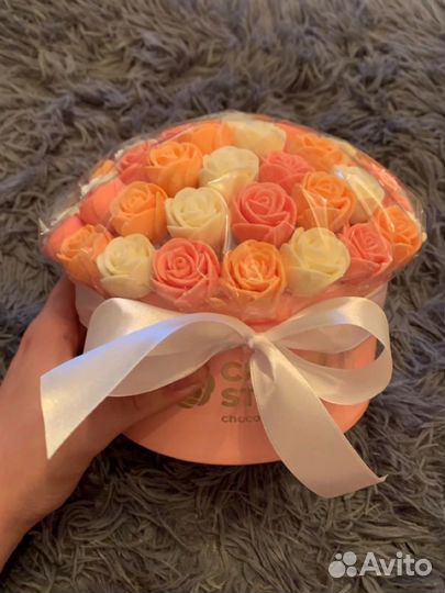 Букет из шоколадных роз