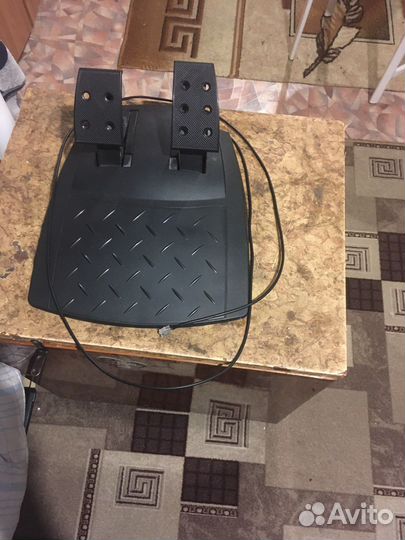 Игровой руль с педалями и коробкой передач