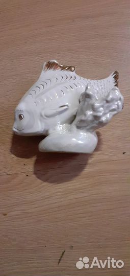 Фарфоровая статуэтка Карп. Дулево. 1954 г