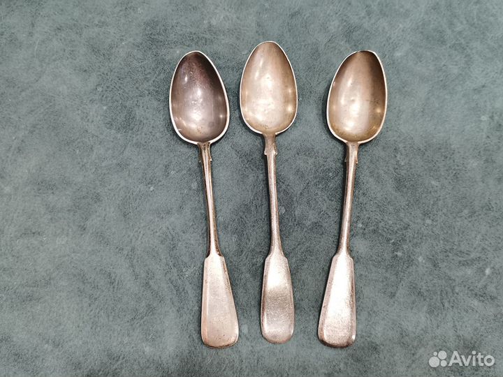 Ложки чайные серебро 84 пробы Царская Россия