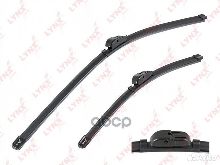 Щетка стеклоочистителя бескаркасная, комплект 5