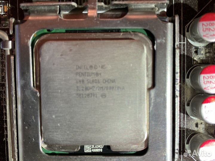 Asus p5 материнка + процессор