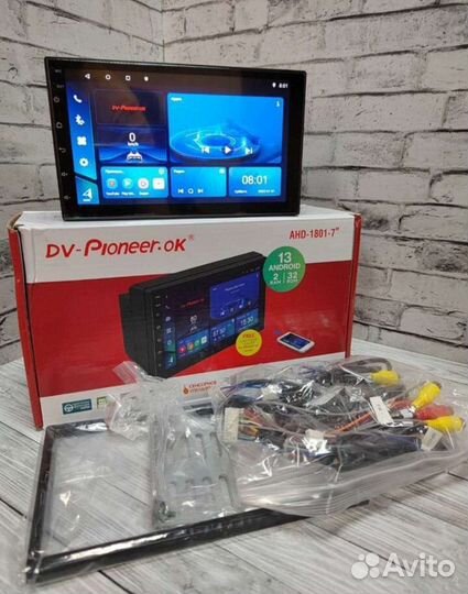 Магнитола Pioneer 2din android 7 дюймов 32гб