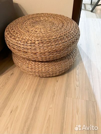 Плетенные сидушки икея