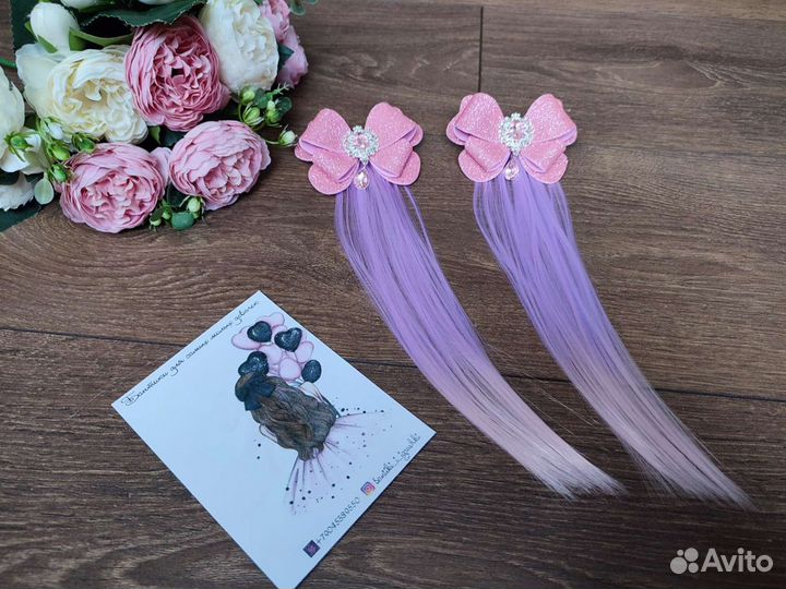 Заколки и бантики для свадьбы и сада