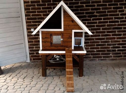 Изготовление уличных домиков для кошек