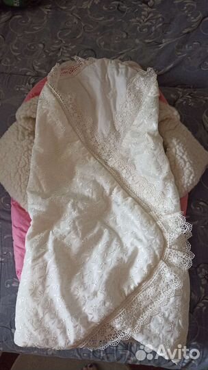 Конверт на выписку зимний для девочки