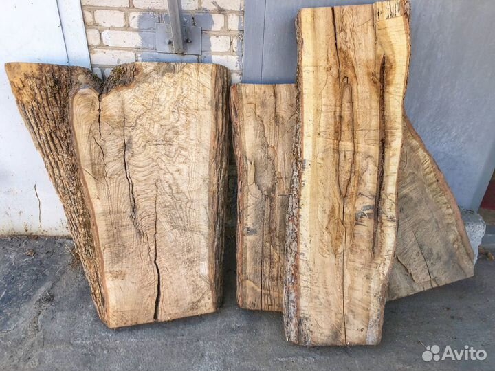 Слэбы из дерева. Материал: Дуб, Липа, Ясень